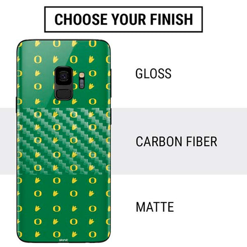 University of Oregon Pattern Galaxy S9 Skin